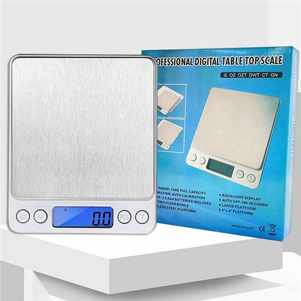 NEW PROFESSIONAL DIGITAL TABLE TOP SCALE 3KG/0.1G