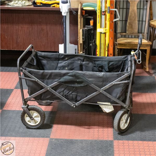 FOLDING WAGON 40" LONG - NEEDS CLEAN