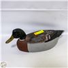 Image 1 : VINTAGE WOODEN HAND PAINTED MALLARD DRAKE