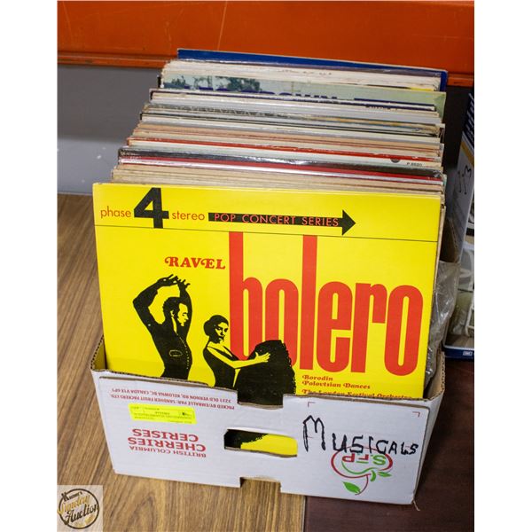 70 INSTRUMENTAL LPS GERSHWIN, BERNSTEIN,