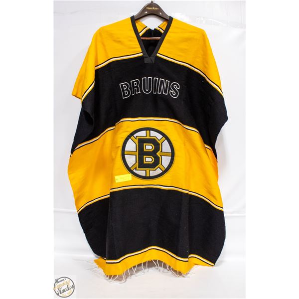 OFFICIAL BOSTON BRUINS PONCHO XXL