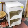 Image 1 : 2 WHITE WOOD BOOK SHELVES