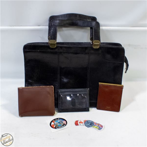 ESTATE MENS GENUINE LEATHER WALLET ETC