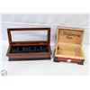Image 1 : HUMIDOR CIGAR STYLE BOX + 2009 BOMBAY