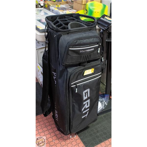 GRIT GOLF TOWER STANDING BAG BLACK