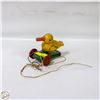 Image 1 : ANTIQUE WOOD AND METAL PULL DUCK TOY