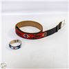 Image 1 : ESTATE INDIGENOUS HAND BEADED BELT &
