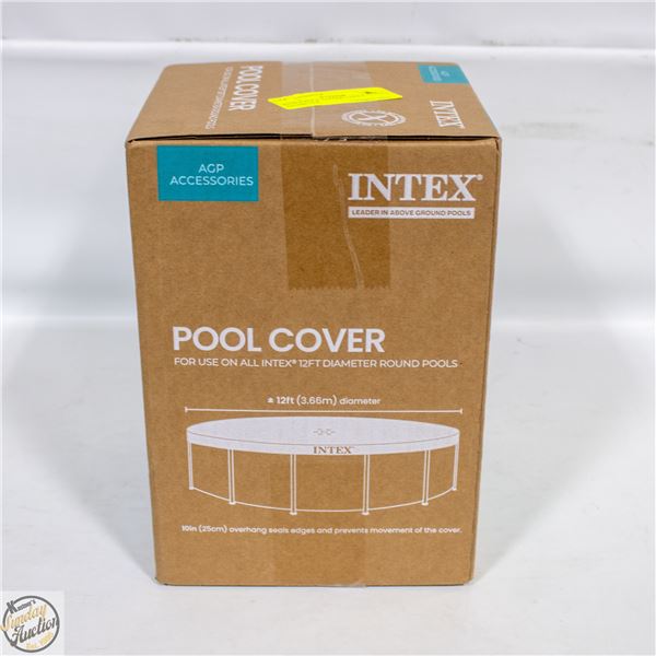 INTEX POOL COVER – 12-FT DIAMETER
