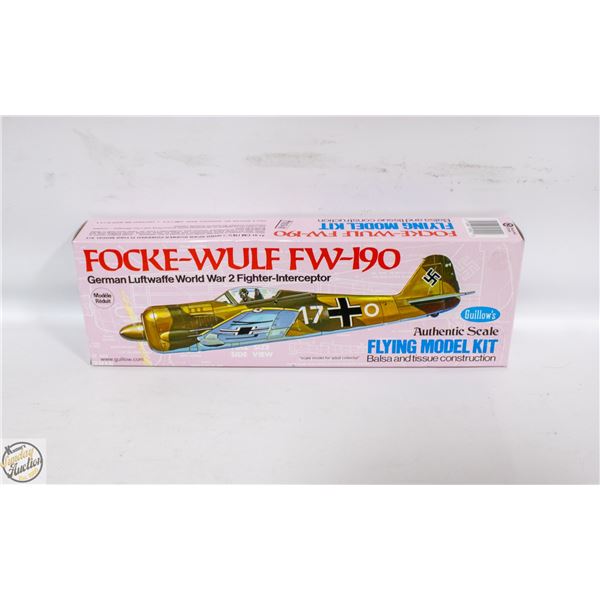 GUILLOWS FOCKE-WULF FW190 BALSA MODEL KIT