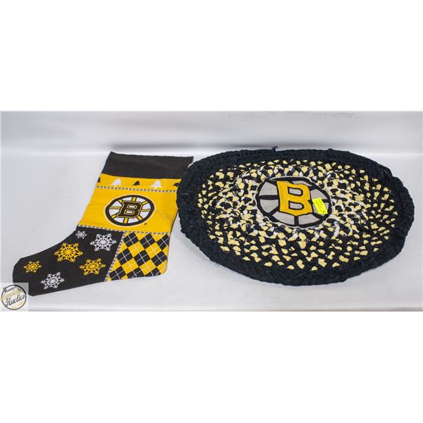 WOVEN BOSTON BRUINS MAT