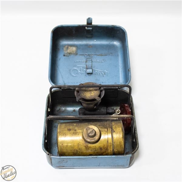 VINTAGE OPTIMUS 8R WORKING WHITE GAS CAMP STOVE