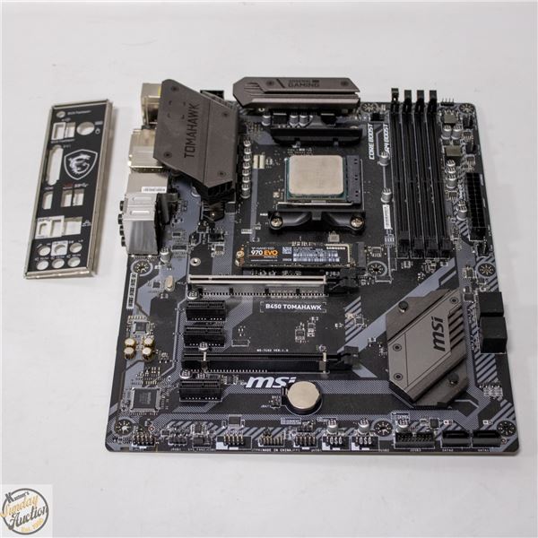 TOMAHAWK B450T MOTHERBOARD & EVO 970 M.2