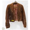 Image 1 : VINTAGE LADIES FRINGE WESTERN JACKET SMALL