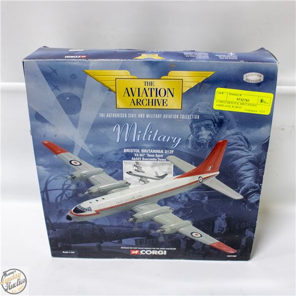 CORGI BRISTOL BRITANNIA AIRPLANE W BOX