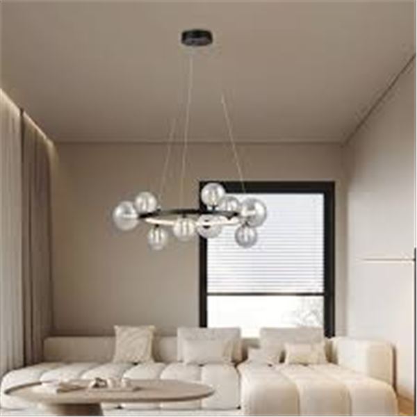 NEW LIGHTICA LUNA 10-LIGHT PENDANT CHANDELIER