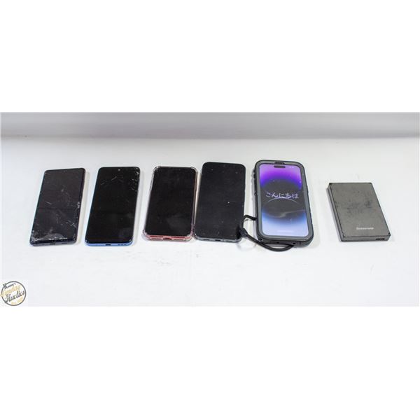 FLAT OF UNTESTED CELLPHONES ALL SOLD AS IS