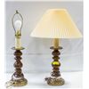 Image 1 : 2 VINTAGE MID-CENTURY MODERN TABLE LAMP FEATURES