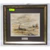 Image 1 : FRAMED WATER COLOUR ARTWORK 19.5" X 21.5"