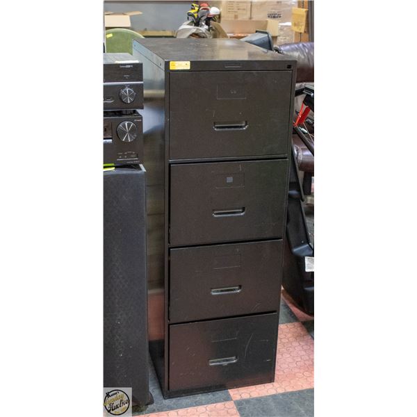 METAL 4 DRAWER FILING CABINET- 51" X 28" X 18"