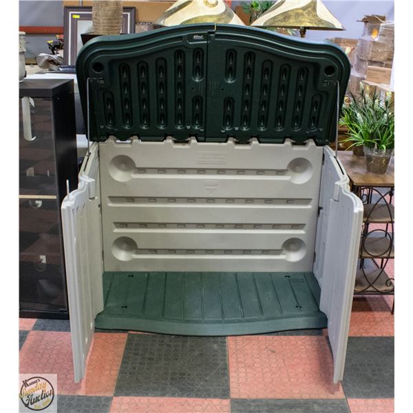 RUBBER MAID LARGE DECK BOX- 52" X 35" X 26"