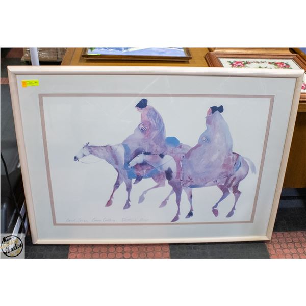 FRAMED ART PRINT "THE GUARDIANS" 47" X 35"