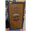Image 1 : ANTIQUE SOLID OAK HAND CARVED