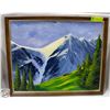Image 1 : SUNLIT GLACIER BY MARION COATES 18" X 22"