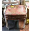 Image 1 : SET OF 3 1960'S STACKING STOOLS