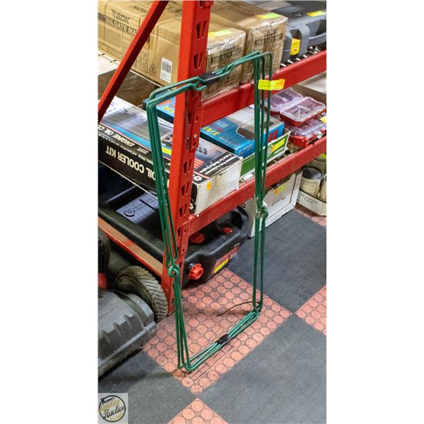 2 'X' FRAME GRASS BAG HOLDERS