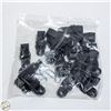 Image 1 : 16 BLACK AWNING CLIPS + 6 STEEL CLIPS