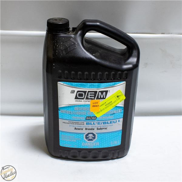 OEM BLUE 50/50 COOLANT 3.78L