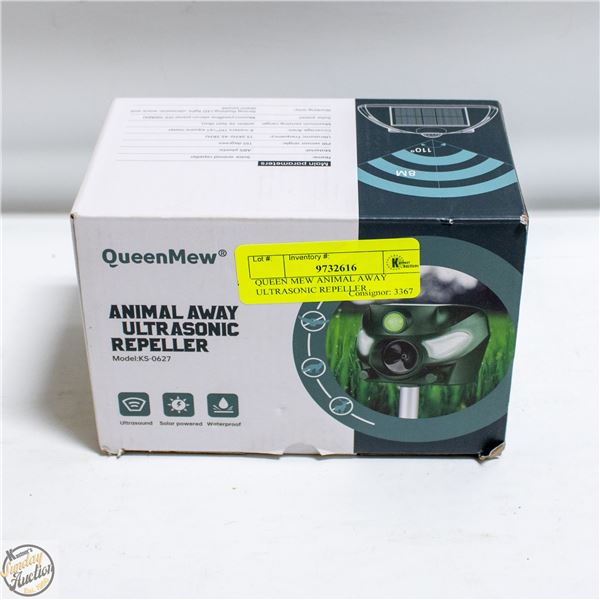 QUEEN MEW ANIMAL AWAY ULTRASONIC REPELLER