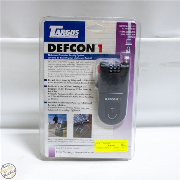 TARGUS DEFCON 1 LAPTOP LOCK