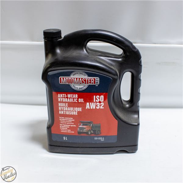 SEALED MOTOMASTER ANTI-WEAR HYDRAULIC OIL 5L