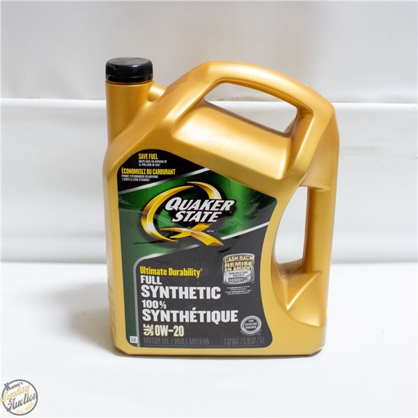 SEALED QUAKER SAE SYNTHETIC 5W-20 5L