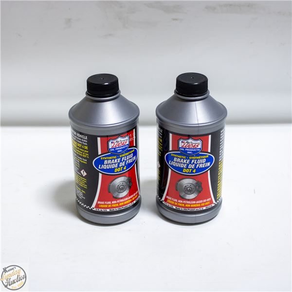 LOT OF LUCAS BRAKE FLUID NEW AND SEALED