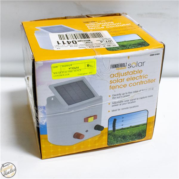 SOLAR ELECTRIC FENCE CONTROLLER