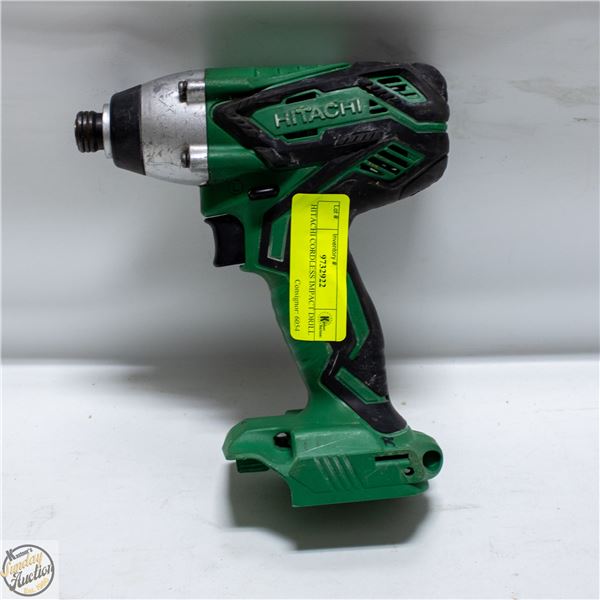 HITACHI CORDLESS IMPACT DRILL