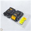 Image 1 : (2) DEWALT XR LITHIUM ION 20V MAX BATTERIES