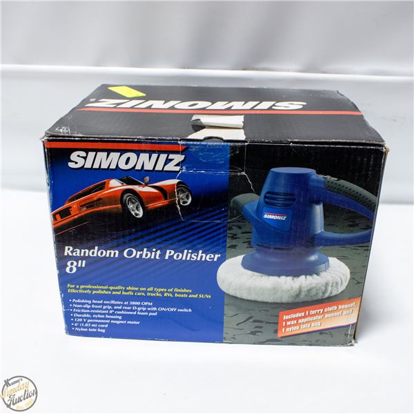 NIB - 8" SIMONIZ ORBITAL POLISHER KIT