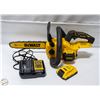 Image 1 : DEWALT CHAINSAW WITH BATTERY AND CHARGER