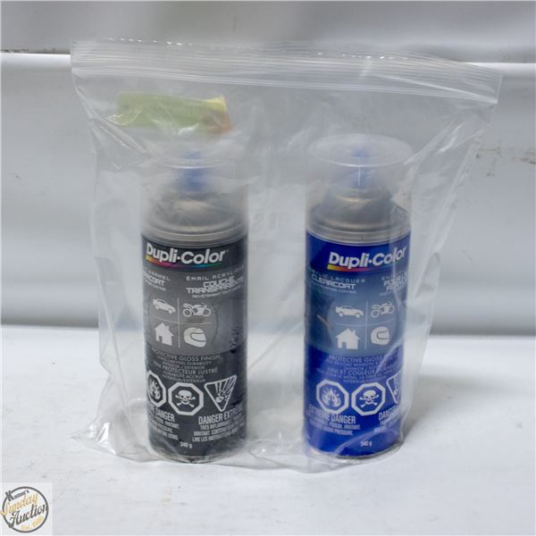 2PK DUPLICOLOR SPRAY PAINT