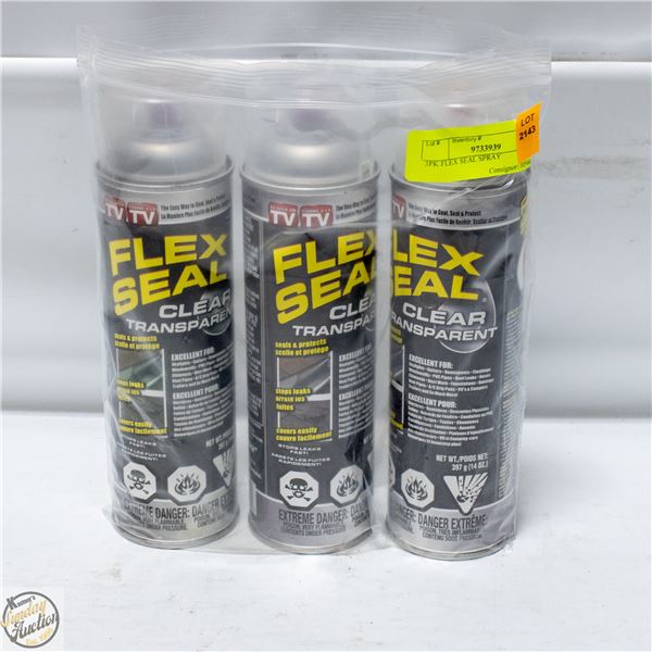 3PK FLEX SEAL SPRAY