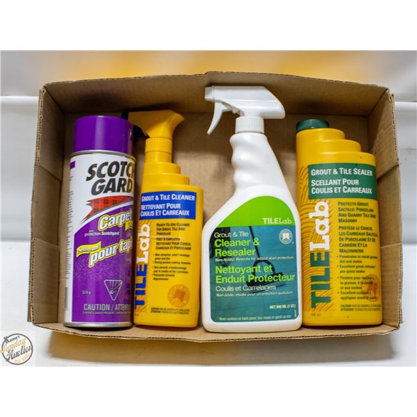 TILE AND GROUT CLEANER PLUS SCOTCHGUARD