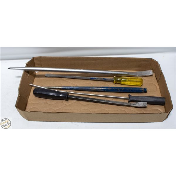 LARGE FLATHEADS PLUS CROWBARS/LARGE PUNCHES
