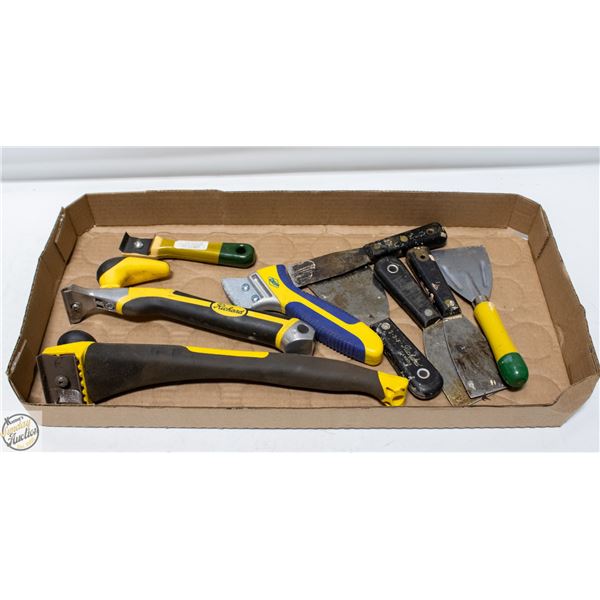 FLAT OF SCRAPER TOOLS
