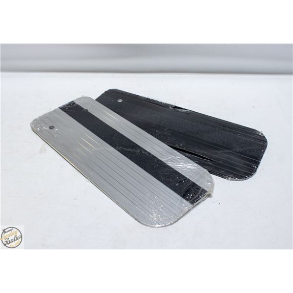 2 PRS 5 ½ X14” ALUMINIUM MUDFLAPS