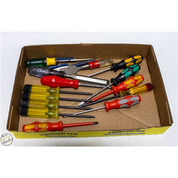 SCREWDRIVERS/CHISELS/PUNCH SET