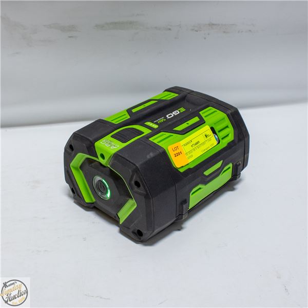ESTATE EGO 56 V BATTERY 7.5AH UNTESTED