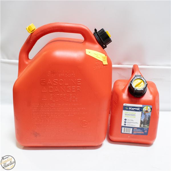 2 GAS CANS 25L
